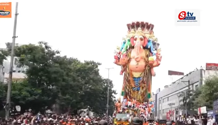 Khairatabad Ganesh Shobha Yatra 2026 Live
